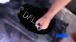 Dykem Dalo amp Texpen Steel Tip Paint Marker Writing on any surface [upl. by Callas]