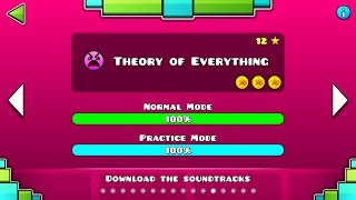 Geometry Dash  Level 12 Theory Of Everything All Coins [upl. by Jeanna326]