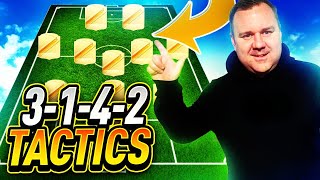 EAFC 24  THE BEST 3142 CUSTOM TACTICS  PLAYER INSTRUCTIONS [upl. by Nylicaj]