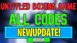 New Untitled Boxing Game Codes  Roblox Untitled Boxing Game Codes July 2024 [upl. by Aihsekal]