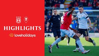 HIGHLIGHTS  Wrexham AFC 32 Salford City [upl. by Atwahs220]