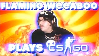 FLAMING WEEABOO PLAYS CSGO [upl. by Otrebilif213]