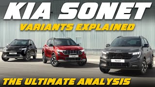 2024 Sonet Facelift Petrol Variants Explained  HTE HTK HTK HTX HTX GTX X Line  May [upl. by Dnalkrik245]