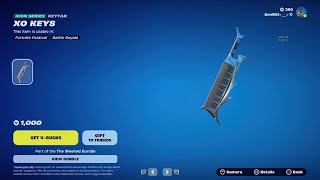 XO KEYS Pickaxe Gameplay In Fortnite [upl. by Beane]