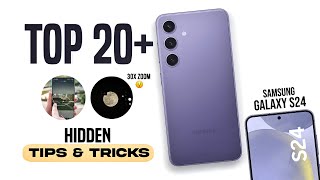 SAMSUNG GALAXY S24 Hidden Tips amp Tricks  TOP 20 Features [upl. by Sihonn]