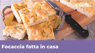 FOCACCIA FATTA IN CASA  Ricetta facile risultato garantito [upl. by Eusoj]