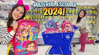 Comprando o meu material escolar 2024  Família Maria Clara e JP [upl. by Arno]