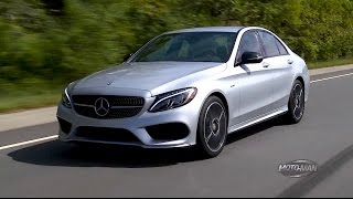 2016 Mercedes Benz C43  C450 AMG Sport FIRST DRIVE REVIEW [upl. by Tedmann]