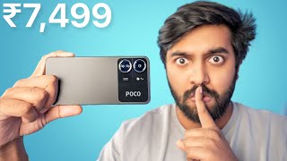 I bought New Budget Phone under ₹8000  ft POCO C65 [upl. by Naesar]