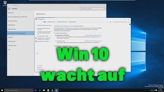 Windows 10  Reaktivierung  selbstständiges Einschalten aus dem Energiesparmodus verhindern [upl. by Cherish509]