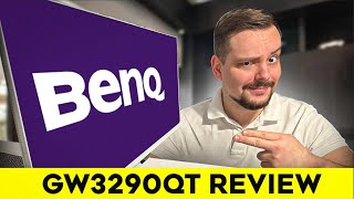 BENQ Monitor  BENQ GW3290QT Review 2024  Best EyeCare Programming Monitor [upl. by Ahsinot]