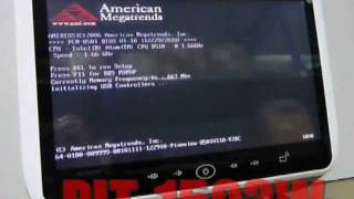 DEMO Android x86  Advantech PIT1503W with Intel Atom D510 [upl. by Dincolo]