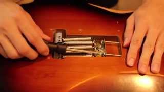 How to add Tremolo Springs for Stratocaster Guitar [upl. by Nerine]