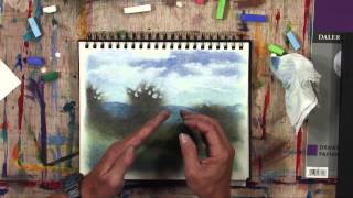 DalerRowney  Simply Sketching  How to draw with Soft Pastels [upl. by Oicneconi]