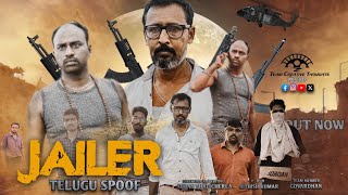 Jailer movie fight scene  Telugu Spoof 2023  Superstar Rajinikanth  Team creative thoughts [upl. by Smoot922]