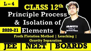 Principle amp Process of Isolation of Elements  Concentration of ORES  2  L  4  JEE  NEET [upl. by Herates368]