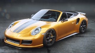 NFS Unbound Porsche 911 Turbo S Cabriolet Exclusive A Class Build Engine [upl. by Kcirdle342]