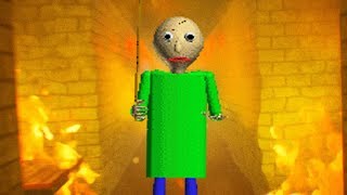 BURNING DOWN BALDIS SCHOOL HOUSE NEW  Baldis Basics in Education and Learning Remastered [upl. by Ecinereb446]