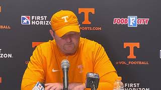 Tennessee HC Josh Heupel MISSOURI Postgame Press Conference [upl. by Annayoj]