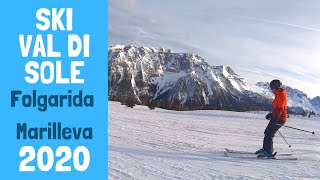 Skiing Folgarida Marilleva 2020  Val di Sole Italy [upl. by Oram]