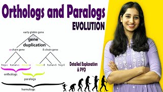 Orthologs and paralogs II Evolution I Detailed Explanation and CSIR NET PYQ [upl. by Japeth]