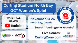 Carly Howard vs Krysta Burns  Draw 1  Curling Stadium North Bay Womens Spiel [upl. by Eissej23]