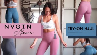 NVGTN TRY ON REVIEW  seamless leggings haul [upl. by Stromberg]