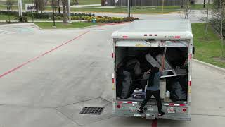 UHAUL Rental over stuffed haul tryon moving newhouse houstontx texas dallas [upl. by Leamaj]