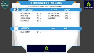 Barossa amp Light CA  Barossa CoOp A1 Grade  Semi Final 2  South Gawler v Angaston  Day 1 [upl. by Nahs]