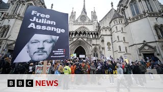 Julian Assange Wikileaks founder in lastditch bid to avoid US extradition  BBC News [upl. by Maighdiln]