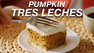 Ultimate Pumpkin Tres Leches Cake A Seasonal Twist on a Mexican Classic [upl. by Jim]