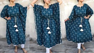 Kaftan cutting and stitching kaftan kaftan dress designs by safina ali [upl. by Wang]