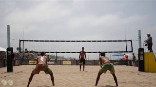 2018 AVP Manhattan Mens Open Marciniak amp Zaun vs Dentler amp Maarek [upl. by Yrrem926]