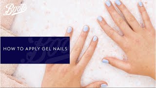 How To Apply Gel Nails At Home  Nail Tutorial  Boots Beauty  Boots UK [upl. by Orsino]