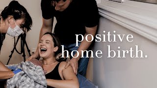 HOME BIRTH VLOG  Natural Water Birth RAW  EMOTIONAL [upl. by Leumek]