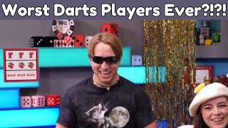 Worst Dart Players Ever  Darts in Smosh Vegas Supercut  Smosh Darts Part 1 [upl. by Zarger]