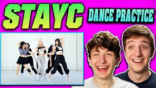 STAYC  STEREOTYPE Dance Practice REACTION [upl. by Anelys952]