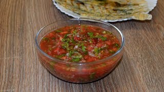 Острый мексиканский соусquotКлюв петухаquot Salsa «Pico de Gallo» Готовим с Оксаной Валерьевной [upl. by Atrebor]