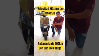 La MEJOR MOTOCICLETA ELÉCTRICA GRAN AUTONOMÍA Y VELOCIDAD [upl. by Esiuqram170]