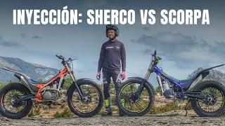 Prueba a fondo inyección trial 2023 · SHERCO STR 250 vs SCORPA SCT 300 [upl. by Esidnac5]