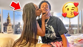 I CANT STOP KISSING YOU PRANK ON KELIANTE  MUST WATCH [upl. by Notsud]