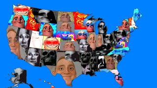 Mr Incredible becoming CannyUncanny Mapping You live in the USA [upl. by Tham289]