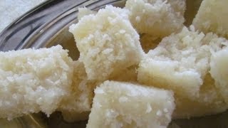 Coconut Burfi Recipe  Mithai  Indian Sweets [upl. by Keel738]