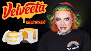 Velveeta Hair Dye That Looks Like Mac amp Cheese [upl. by Legnalos819]