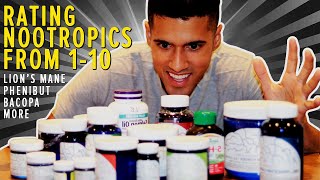 Rating Every Nootropic From 110 [upl. by Suinotna]