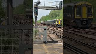 SWR Class 159 Passing Brookwood Station 170623 train railway [upl. by Neidhardt]