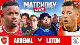 Arsenal 20 Luton  Match Day Live  Premier League [upl. by Enniroc709]