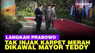 Jadi Presiden Terpilih Prabowo Ogah Injak Karpet Merah di Acara Pemimpin Dunia IAF 2024 [upl. by Trahurn227]