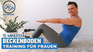 Beckenbodentraining für Frauen  15 Minuten Workout  Übungen für einen starken Beckenboden [upl. by Ramos]