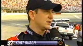 2003 NASCAR  Jimmy Spencer and Kurt Busch feud [upl. by Antonietta]